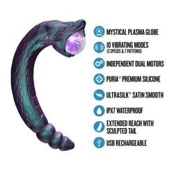 Temptasia Rattle Snake Dildo 13.7"
