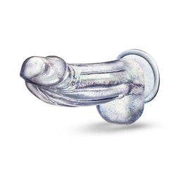 Naturally Yours Bling Sparkling Dildo Clear 7.5"
