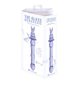 Glass Menagerie Bunny Dildo Purple 7"