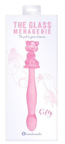 Glass Menagerie Kitty Dildo Pink 7"