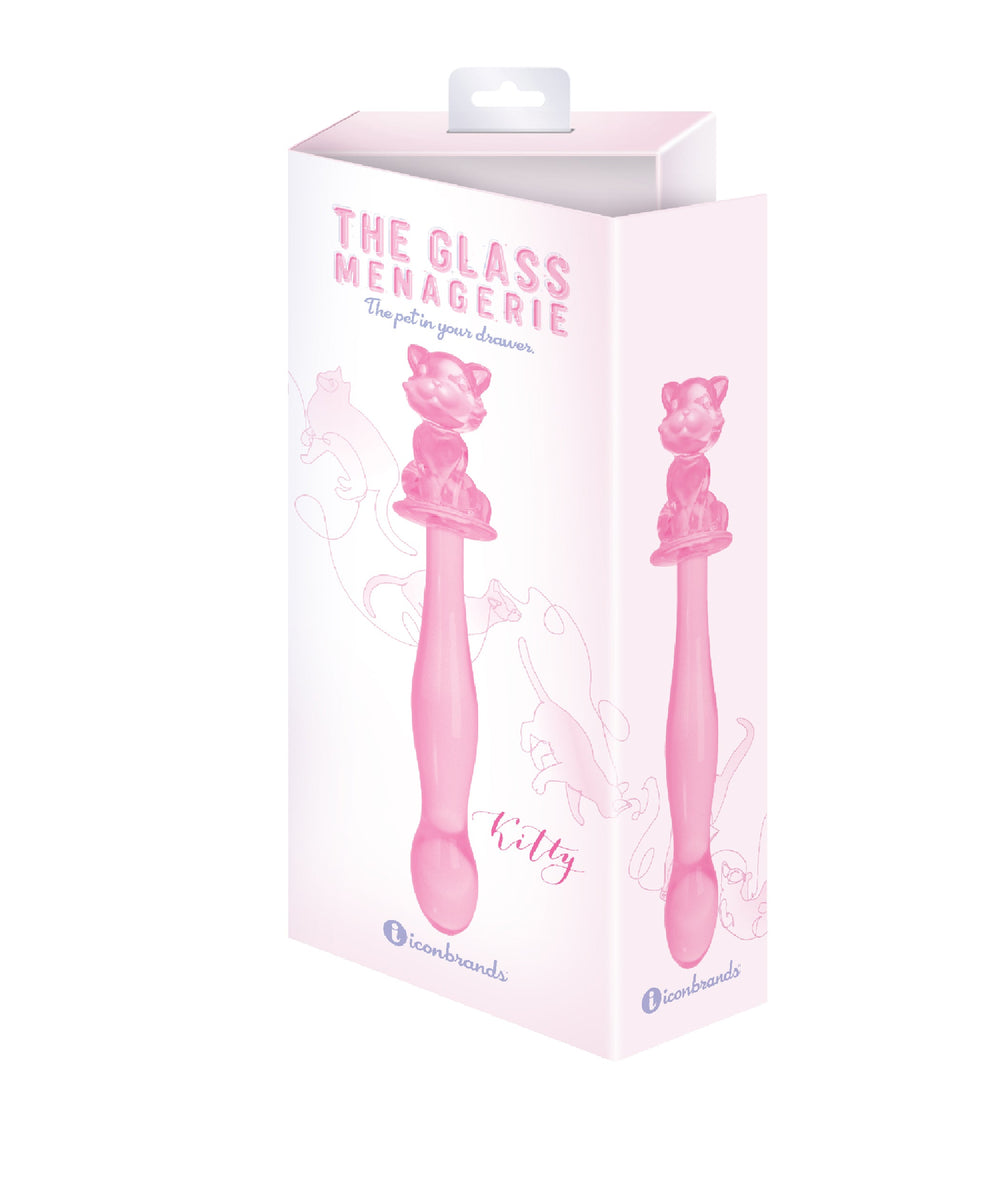 Glass Menagerie Kitty Dildo Pink 7"
