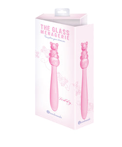Glass Menagerie Teddy Dildo Pink 7"