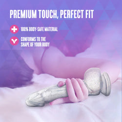 Naturally Yours Bling Sparkling Dildo Clear 7.5"