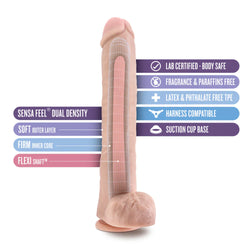 Au Naturel Daddy Dual Density Vanilla 14"