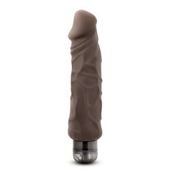 Au Naturel Home Wrecker Vibrating Dildo Brown 9.25"