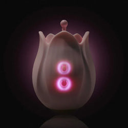 Play With Me Romantic Rose Vibrator Pink
