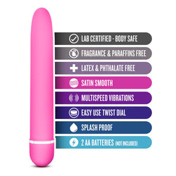 Rosé Luxuriate Vibrator Pink 7-Inch