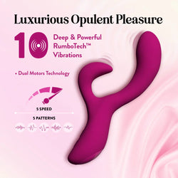 Blush Collection Quinn Rabbit Vibrator Burgundy