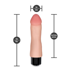 Dr. Skin Dr. Avery Vibrating Dildo Beige 7.5"