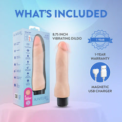 Au Naturel Vanilla Ice Dildo Beige 8.75"