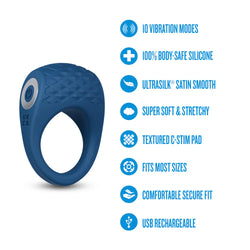 Performance Plus Flex Pro Ring Blue