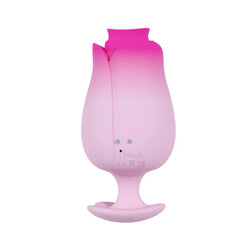 Aria Tulip Trance Suction Vibrator Pink