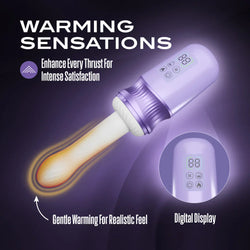 Temptasia Violet Vixen Thrusting Dildo 5.25"