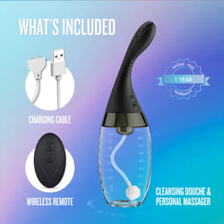 Anal Adventures Platinum Aqua Jet Black