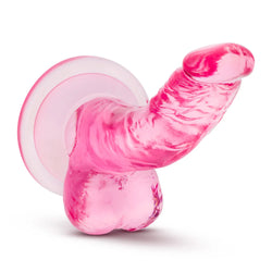 Naturally Yours Curved G-Spot Dildo Pink 4.75"