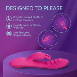 Sexy Things Wild Lust Rabbit Vibe Pink 5"