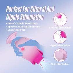 Aria Tulip Trance Suction Vibrator Pink