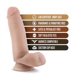 Coverboy The Surfer Dude Dildo Beige 7"