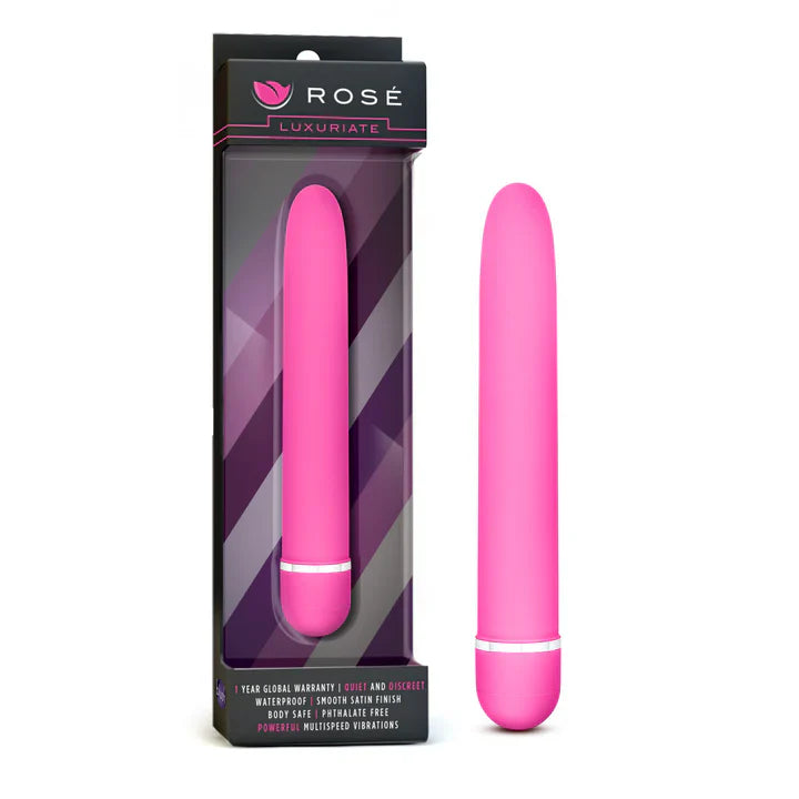 Rosé Luxuriate Vibrator Pink 7-Inch