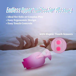 Aria Tulip Trance Suction Vibrator Pink