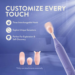 Juno Oscillating Wand Vibrator Purple