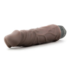 Au Naturel Home Wrecker Vibrating Dildo Brown 9.25"