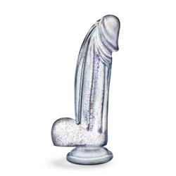 Naturally Yours Bling Sparkling Dildo Clear 7.5"