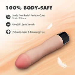 Dr. Skin Dr. Avery Vibrating Dildo Beige 7.5"