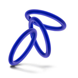 Performance Plus VS1 Penis Rings Glow Indigo 3-Pack