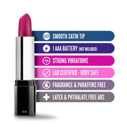 Rosé Lipstick Vibe Black 4"