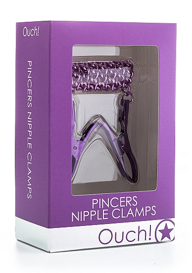 Ouch! Purple Pincer Nipple Clamps