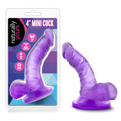 Naturally Yours Curved G-Spot Dildo Purple 4.75