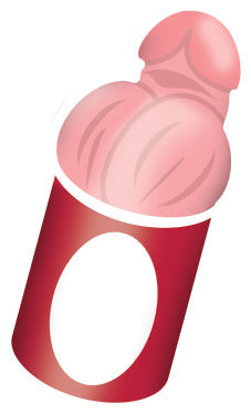 Pecker Beer Can Topper Novelty