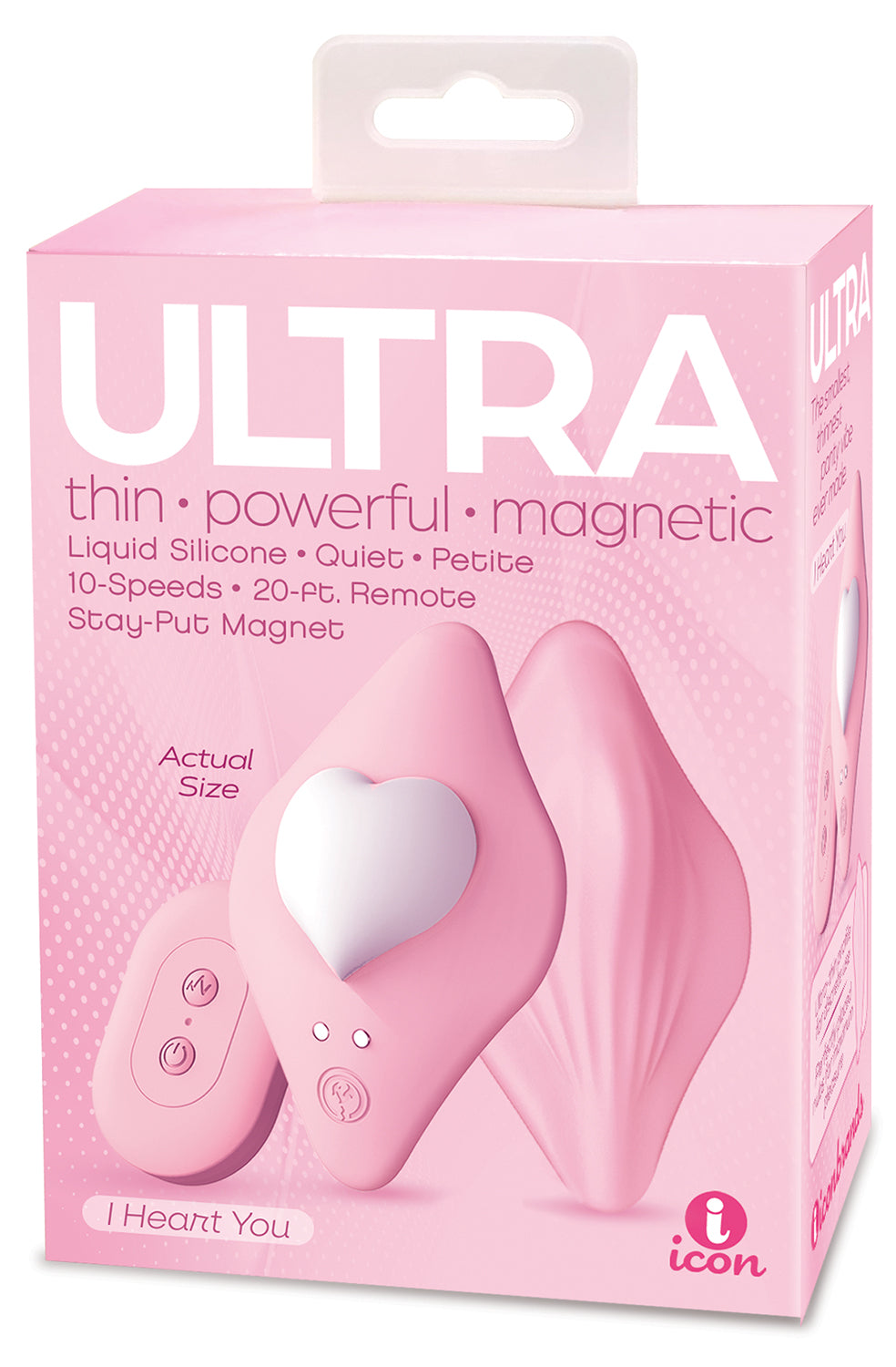 Ultra Panty Vibe I Heart You Pink