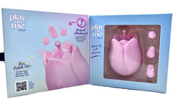 Play With Me Romantic Rose Vibrator Pink