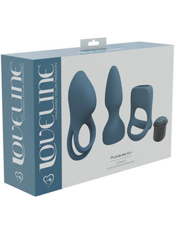 Loveline Bullet Vibrator Kit Blue