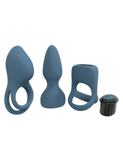 Loveline Bullet Vibrator Kit Blue