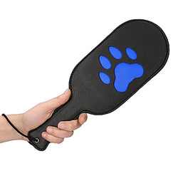 Puppy Play Paw Paddle Black Blue