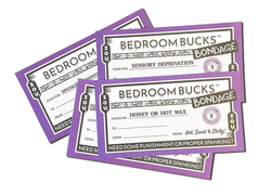 IOU Bedroom Bondage Bucks