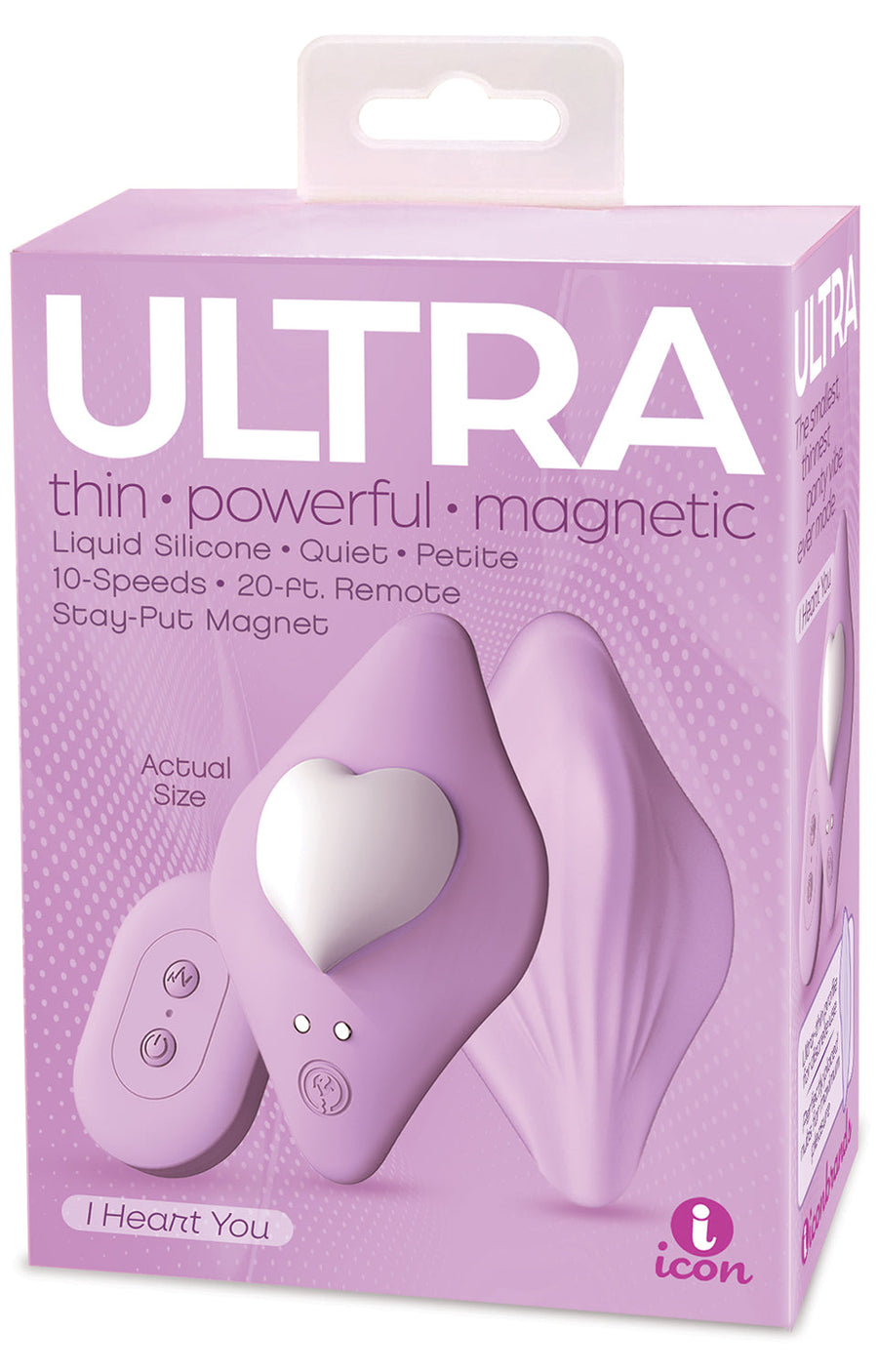 Ultra Panty Vibe I Heart You Lavender