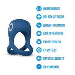 Performance Plus Dual Flex Pro Ring Blue
