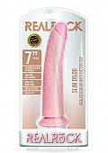RealRock Slim Dildo Suction Cup 7"