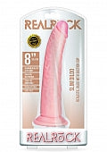 RealRock Slim Dildo Suction Cup 8"