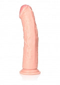 RealRock Curved Realistic Dildo Suction Cup 9"