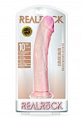 RealRock Curved Realistic Dildo With Suction Cup 10"