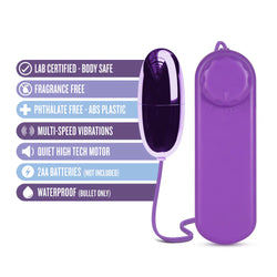 B Yours Power Bullet Purple 2-Inch