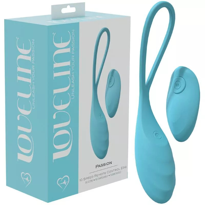 Loveline Passion Remote Egg Vibe Blue