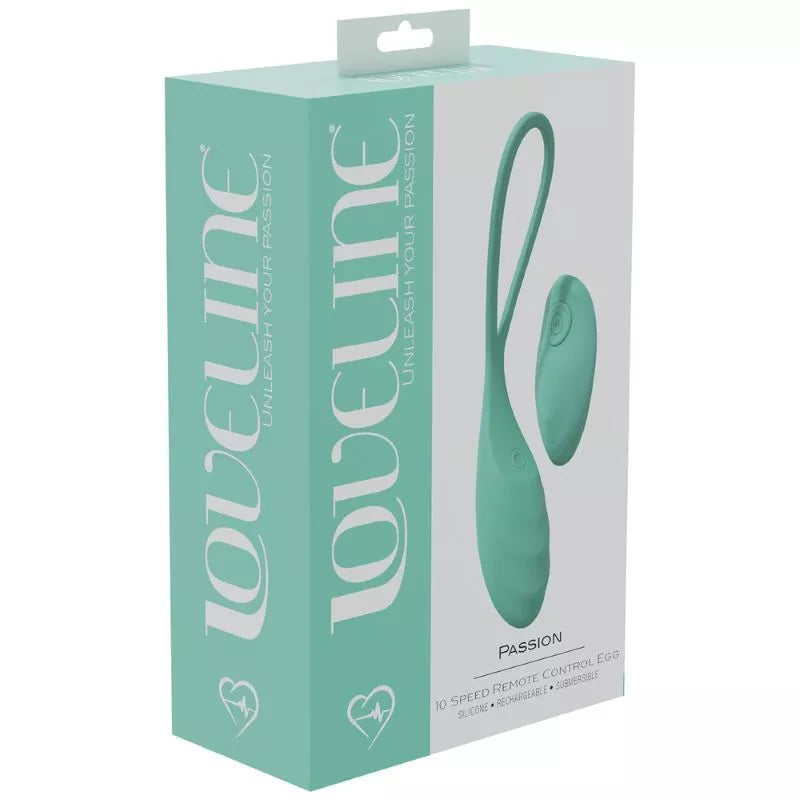 Loveline Passion Remote Egg Vibe Green