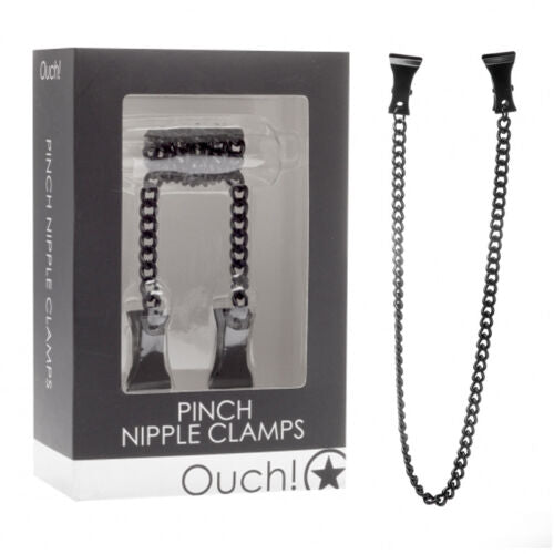Ouch! Pinch Nipple Clamps Black
