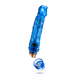 B Yours Vibe 6 Vibrating Dildo Blue 8.5-Inch